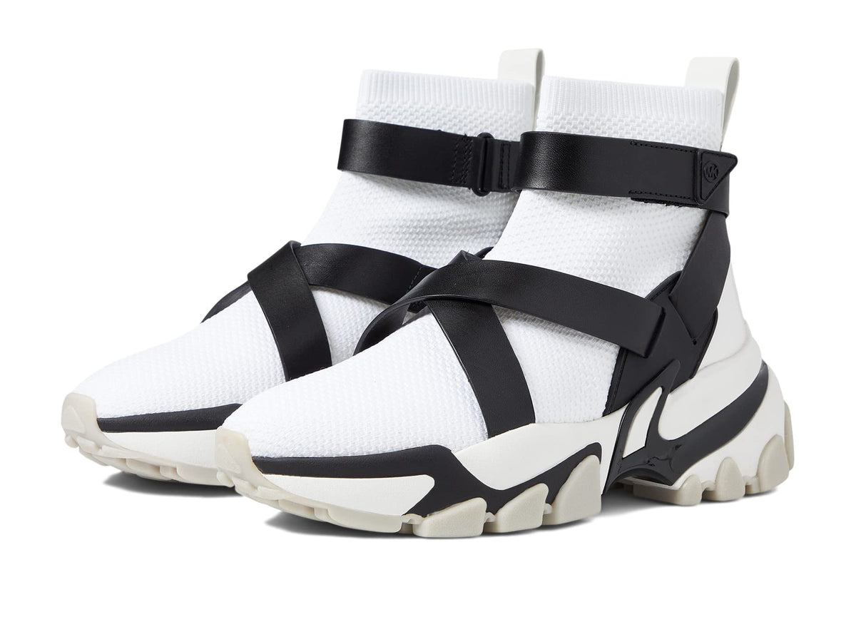 Michael Kors Nick Strap Bootie Optic White 6 M