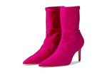 Stuart Weitzman Womens Stuart 75 Stretch Bootie Magenta 7 B