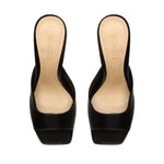 SCHUTZ Womens Andrina Square Toe Platform Platform Sandals Black 8 Medium (B,M)