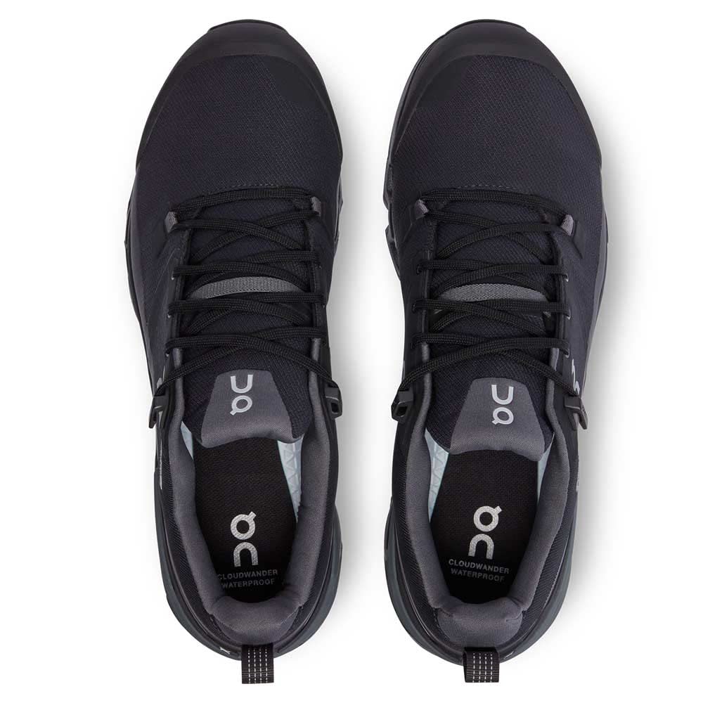 On Men's Low-Top Sneakers, Black Eclipse, 5