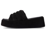 Free People Almost Paradise Platform Shoes for Women - Slip on Style with Brand Logo, Comfortable and Trendy Heels Black EU 37 (US Women's 7) M