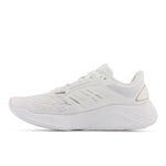 New Balance Women's FuelCell Prism V2 Running Shoe, White/Light Gold Metallic/White, 10.5