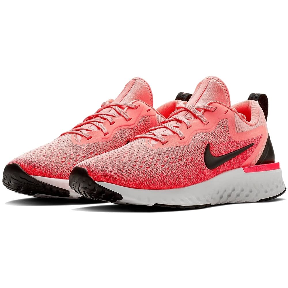 Nike Women's Odyssey React Running Shoe LT Atomic Pink/Black-Flash Crimson 9.5