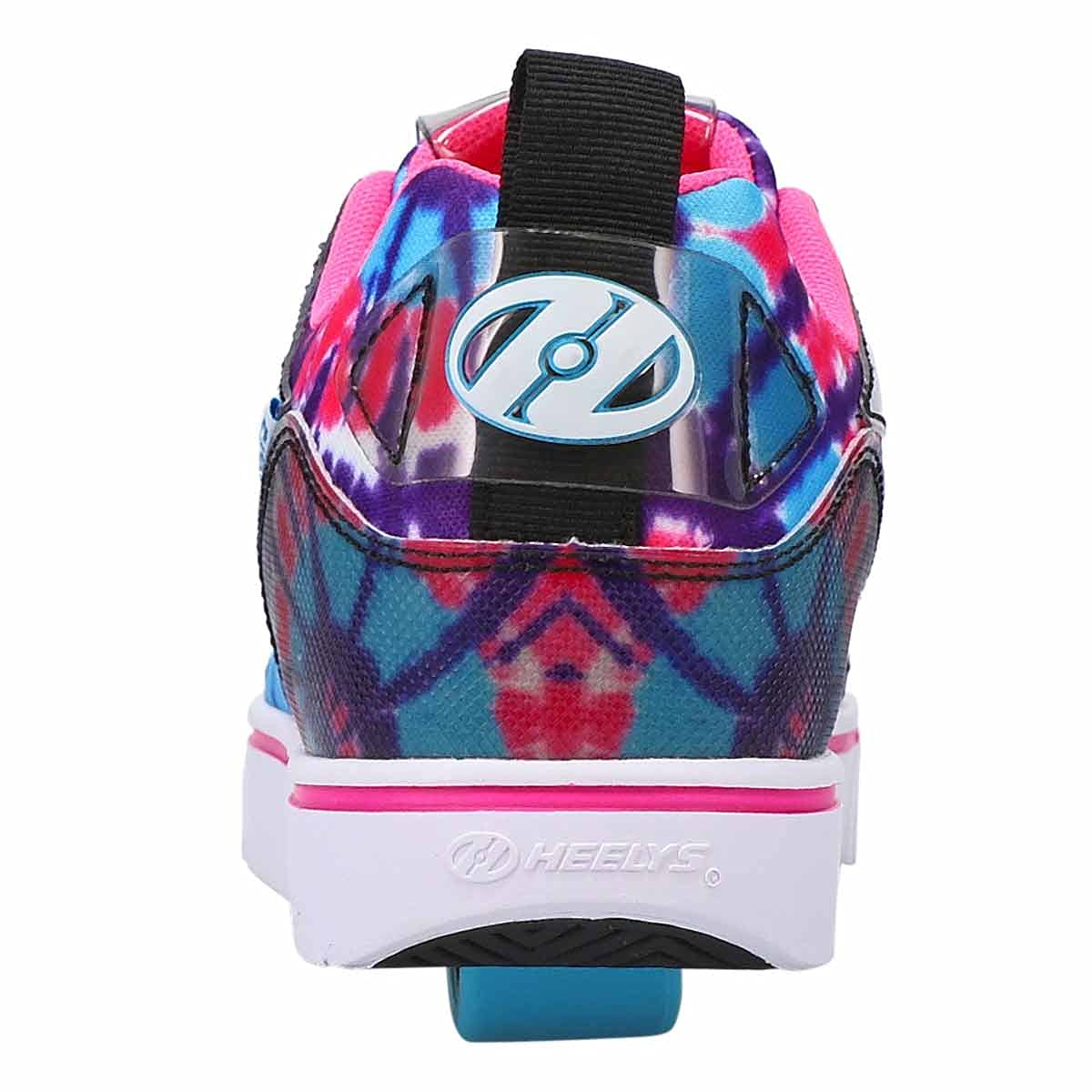 HEELYS Girls' Tracer Skate Sneaker Blu/Pnk/Td 2 Medium US