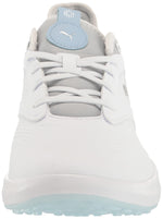 PUMA Women's Ignite Malibu WMNS Golf Shoe 9 Puma White-puma Silver-lucite