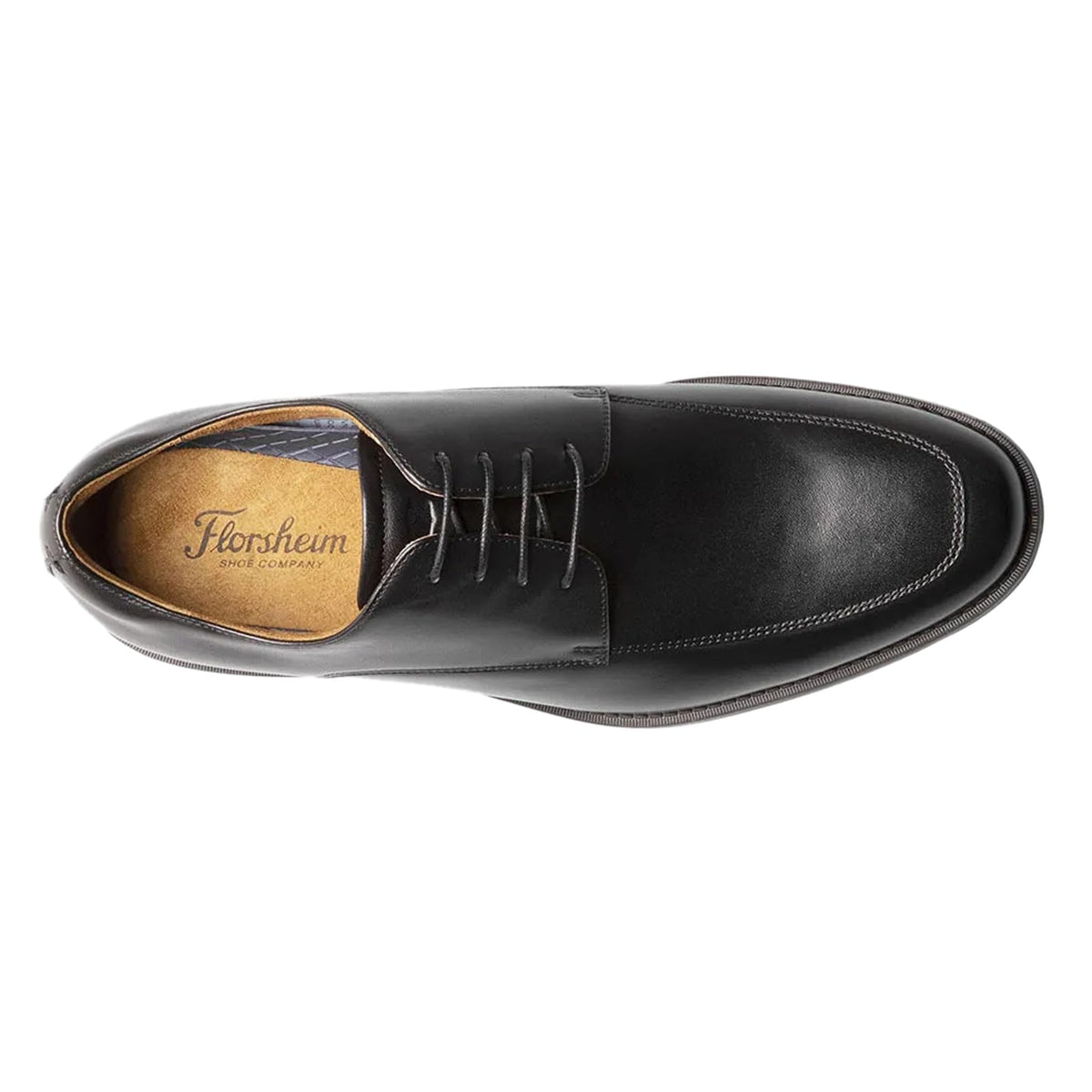 Florsheim Men's Santucci Moc Toe Oxford Black 7 Medium