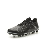 PUMA Men's Future Play Firm, Artificial Ground Soccer Cleats Sneaker 11 Black/Silver