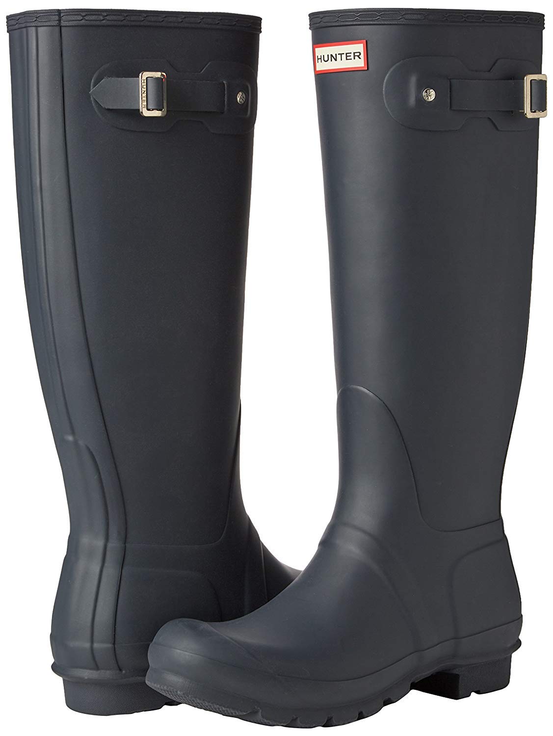 Hunter Women's Original Tall Rain Boot (11 M US, Navy MATT)