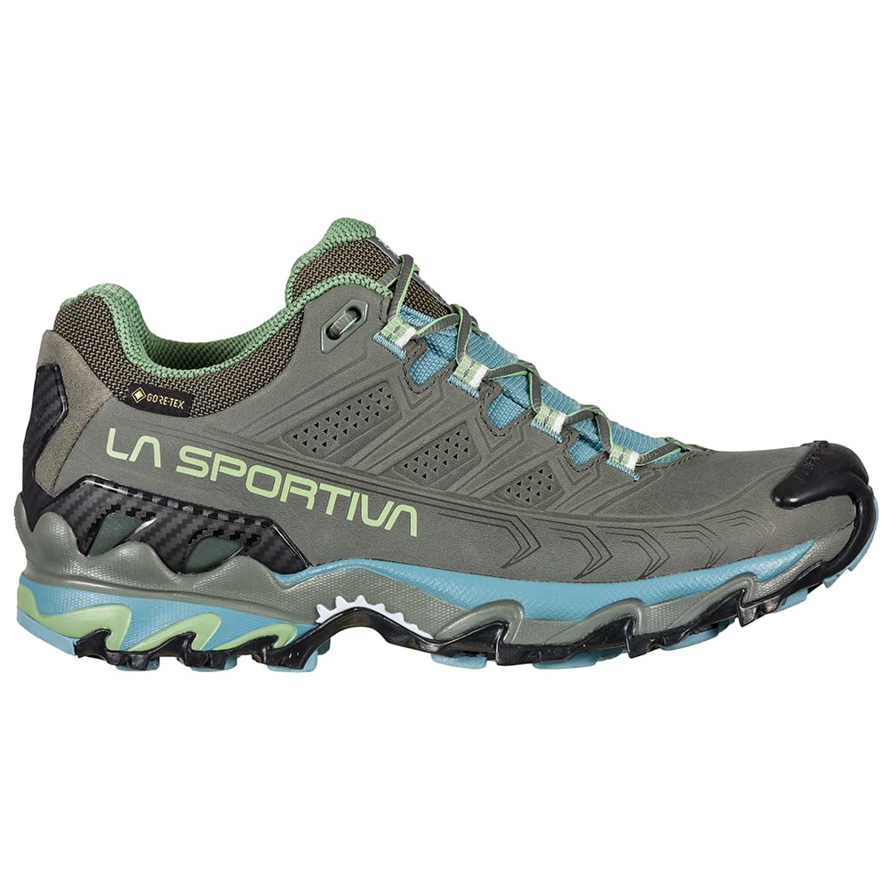 La Sportiva Womens Ultra Raptor II Leather GTX Hiking Shoes, Clay/Mist, 7.5-8