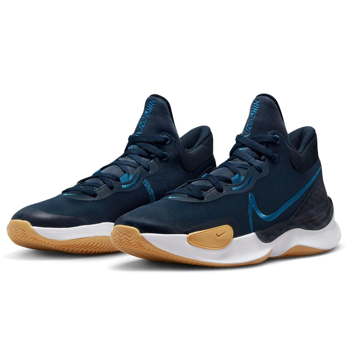 Nike Mens Renew Elevate III Basketball Shoes, Obsidian/Dk Marina Blue, 13 M US