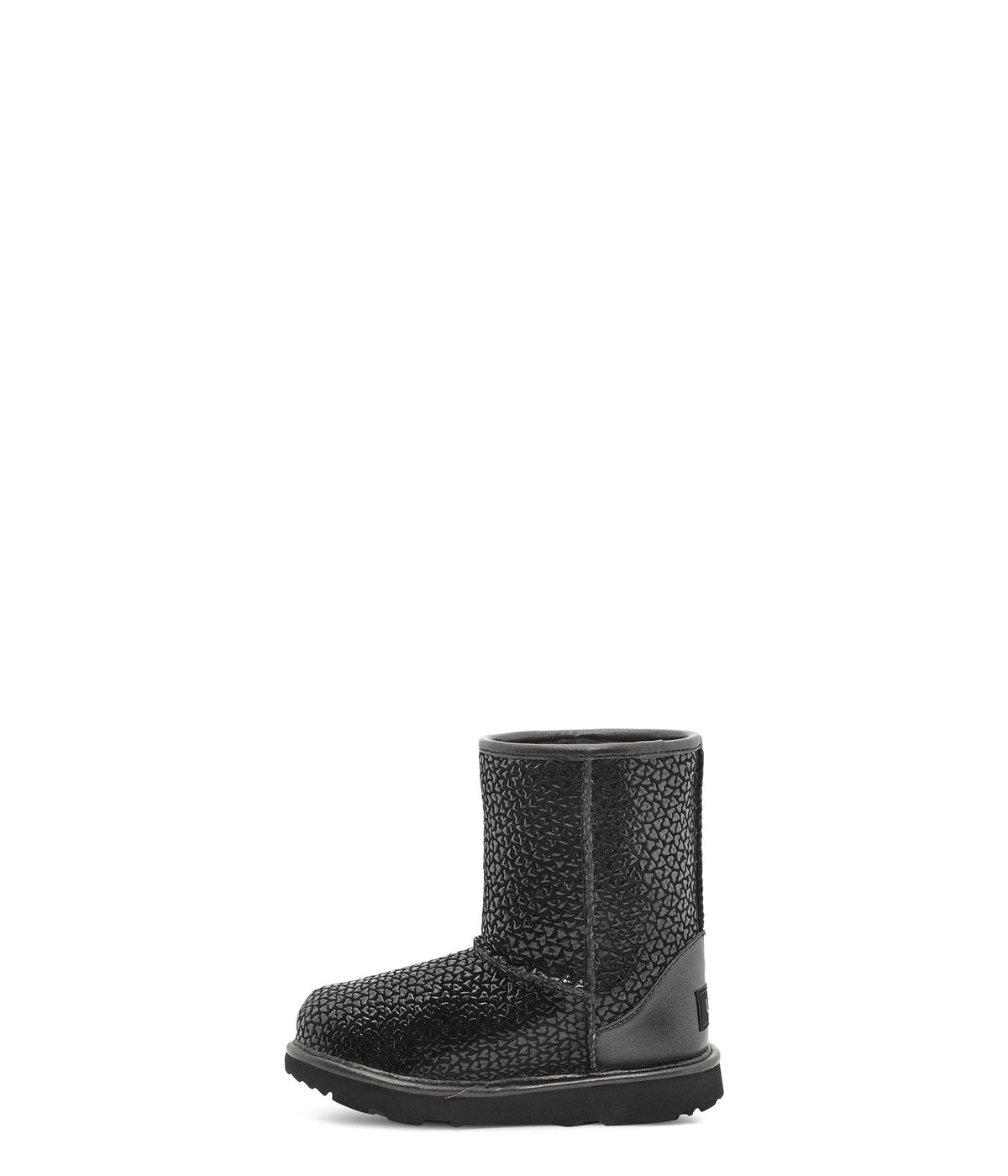 UGG Unisex-Child Classic Ii Gel Hearts Boot, Black, 10 Toddler