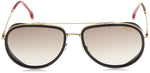 Carrera CA166/S Pilot Sunglasses, Gold RED, 59 mm