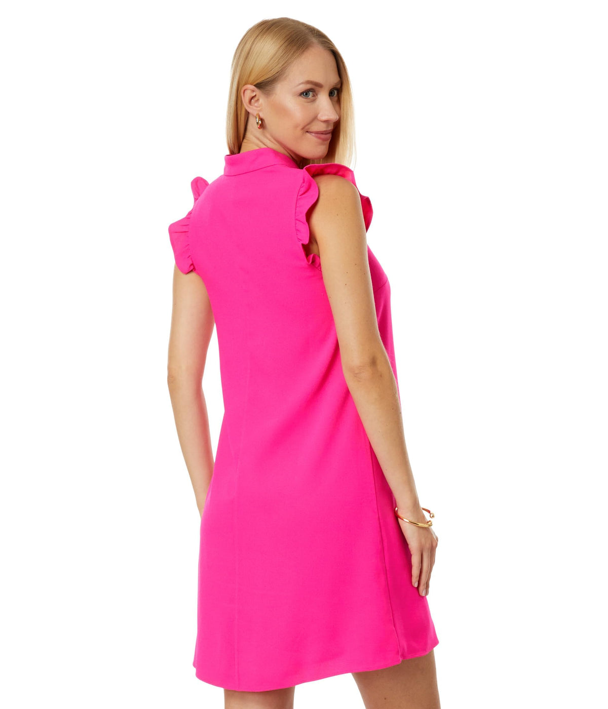 Lilly Pulitzer Adalee Shift Pink Palms 6