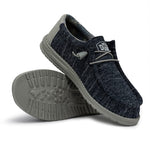 HEYDUDE Men's Wally Sox Moonlit Ocean Size 4 | Men's Loafers | Men's Slip On Shoes | Comfortable & Light-Weight