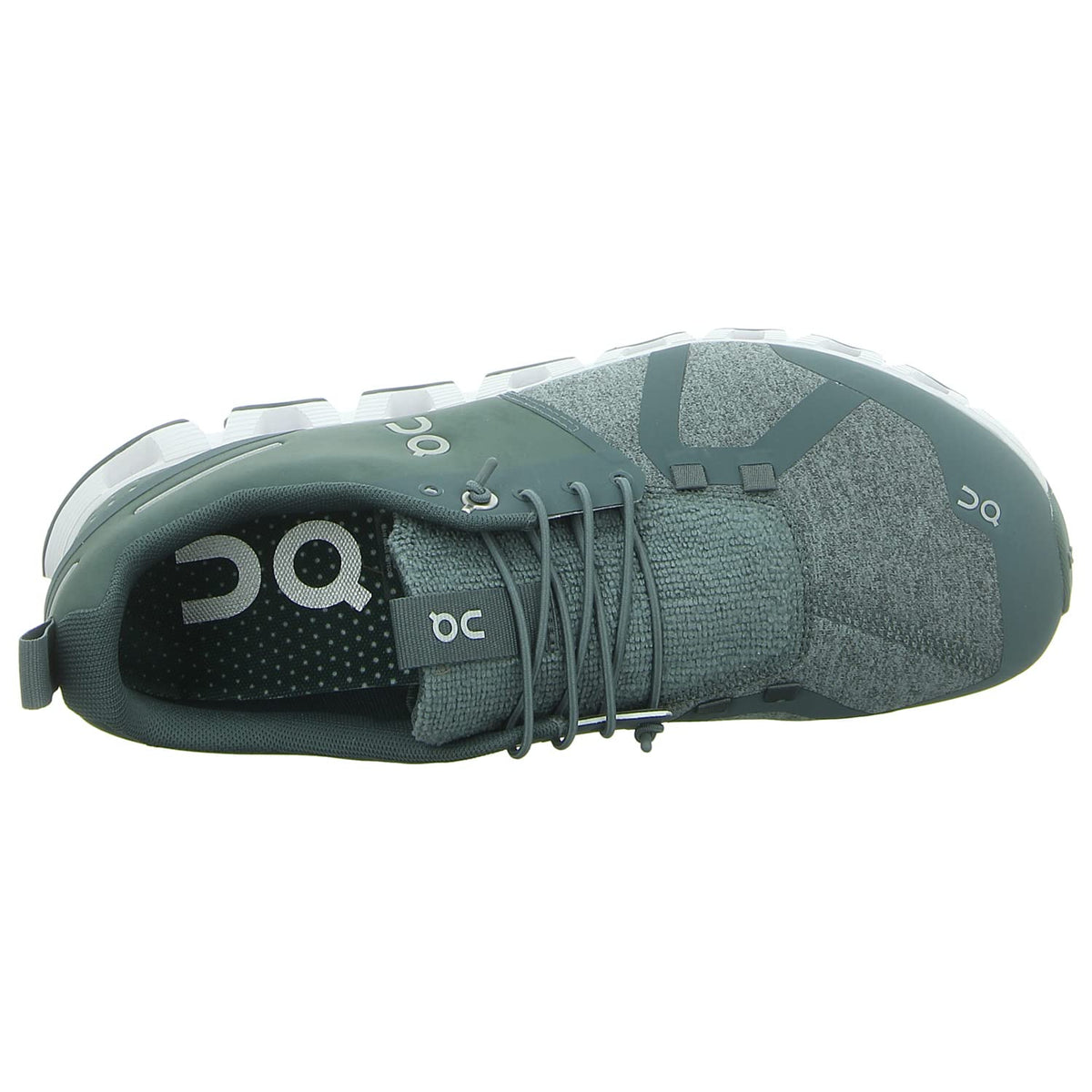 On Running Mens Cloud Terry Textile Synthetic Olive Trainers 10.5 US