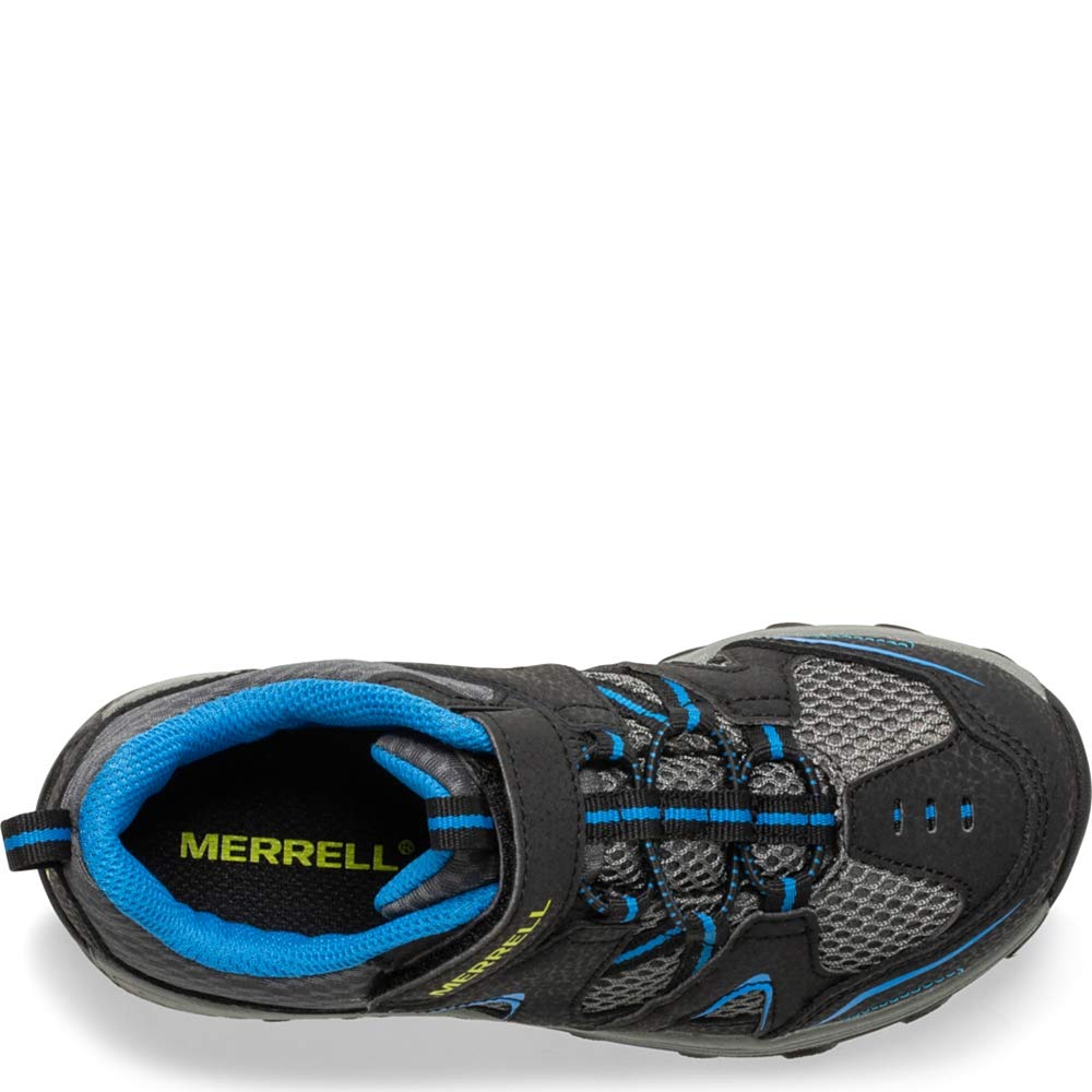 Merrell Kids' Trail Chaser Hiking Sneaker Black/Blue 1 Big Kid
