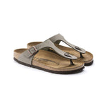 Birkenstock Men's Flip Flop Sandals, Grey Stone Stone, 6.5 Narrow