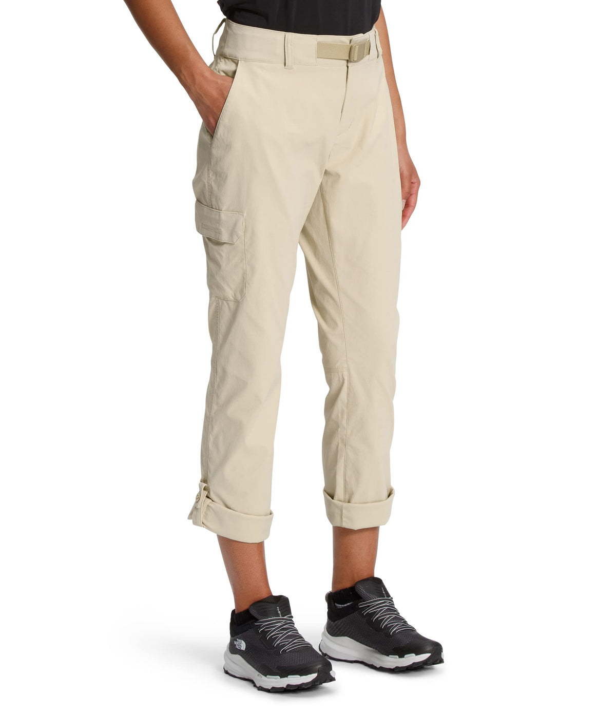 THE NORTH FACE Women's Paramount Active Mid Rise Pant (Standard and Plus Size), Gravel, 4 Regular