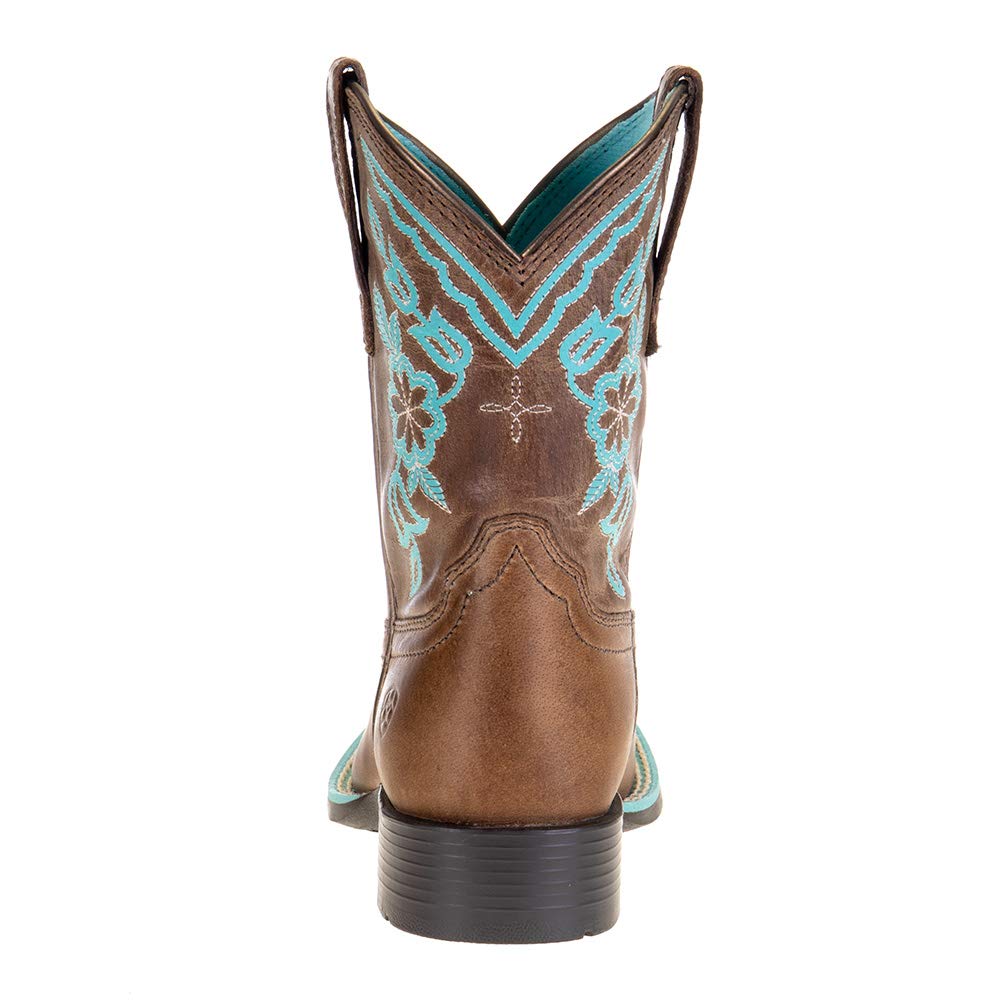 ARIAT BMVY9 Womens Cattle Cate Western Boot Distressed Brown 13