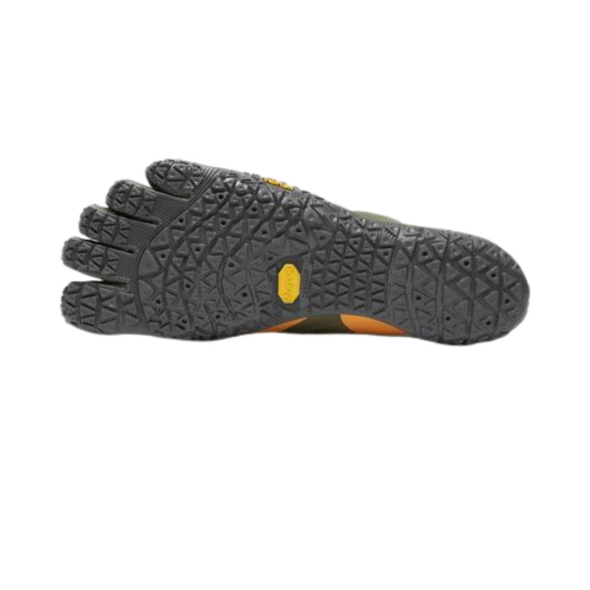 Vibram Men's FiveFingers V-Alpha, Trail Shoe, Military/Orange, 46 EU / 11.5-12 US
