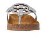 Tory Burch Miller Cloud Silver/Natural 6.5 M