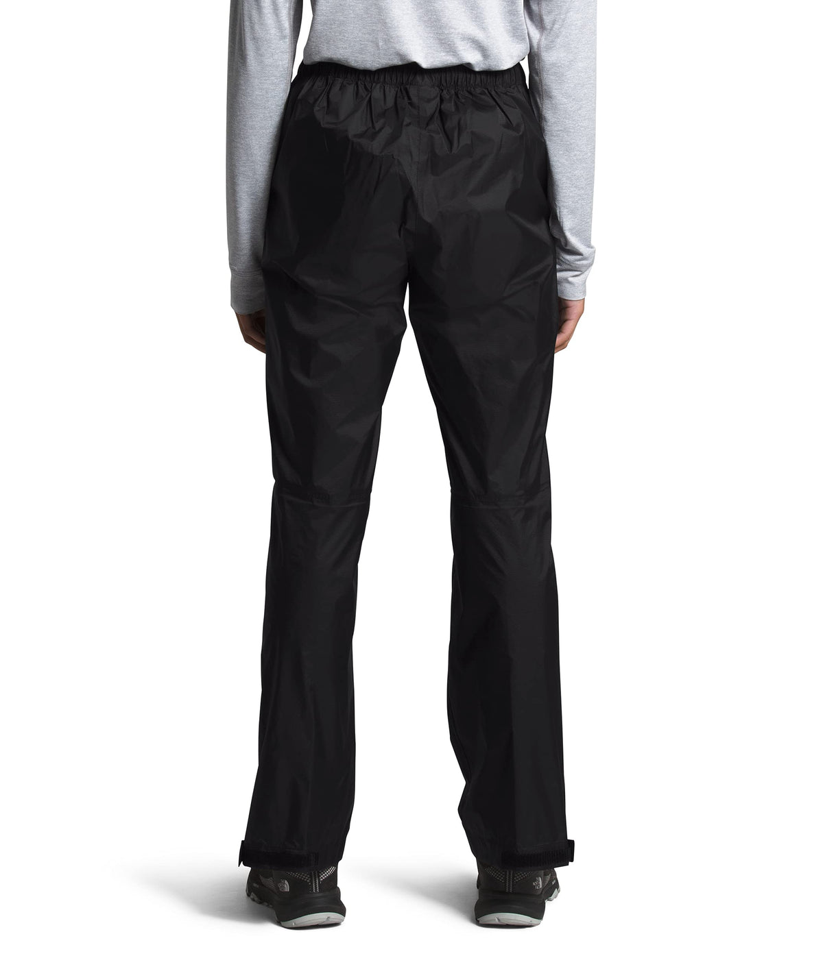 THE NORTH FACE Women's Venture 2 Half-Zip DWR Hiking Pant, TNF Black/TNF Black, X-Large Long