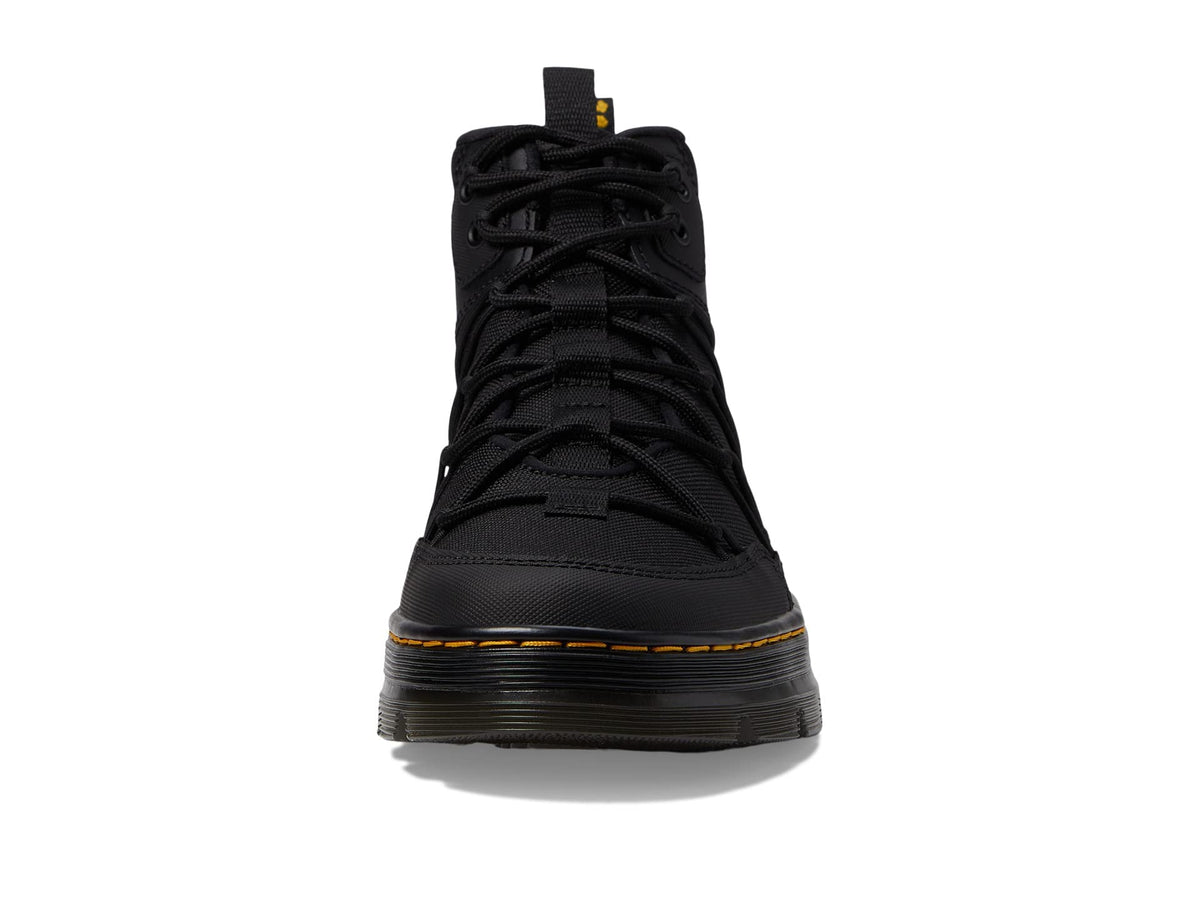 Dr. Martens Unisex Buwick 6 Tie Boot Fashion, Black Extra Tough 50/50 & Ajax, 14 US Men