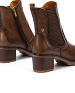 PIKOLINOS High-Heel Ankle Boot Leather Llanes for Woman Olive