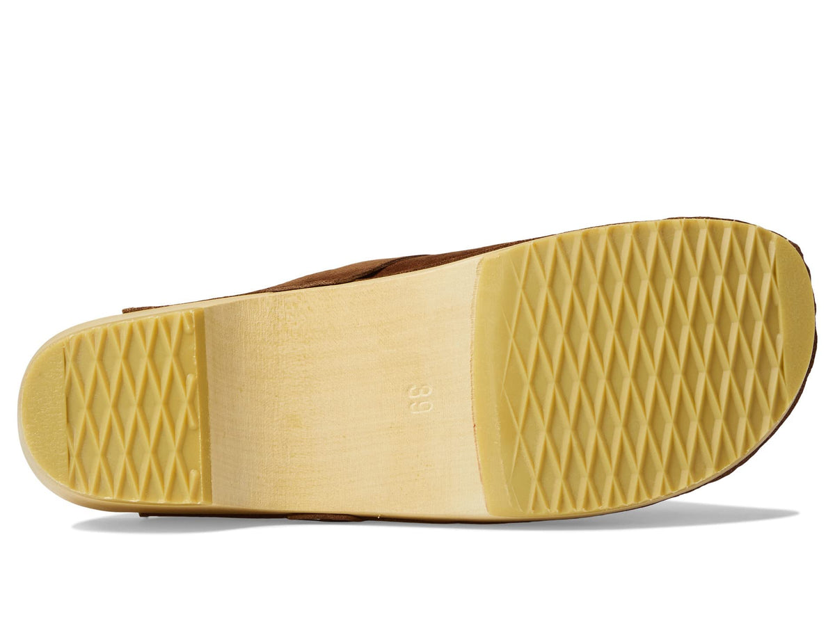 swedish hasbeens Swedish Husband Cognac Suede EU 38 (US Women's 8) B (M)