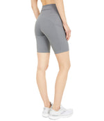 Brooks Womens Method 8" Short Tights Steel MD (US 8-10) 8