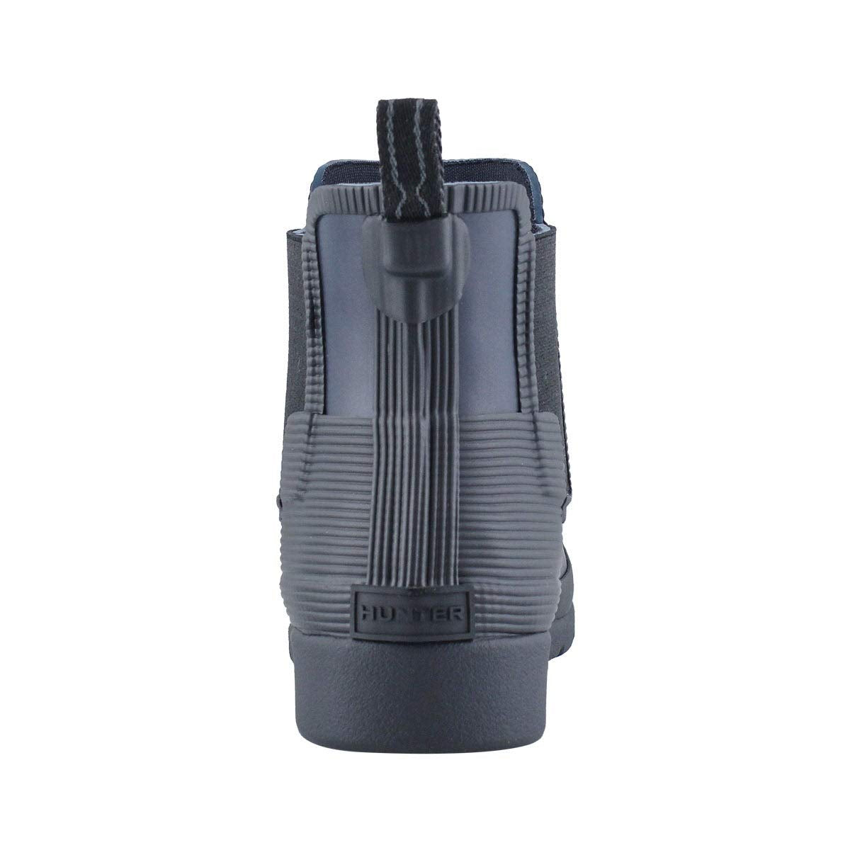 Hunter Boot Women's Original Refined Texture Chelsea Rain Boot Navy 10 Medium US