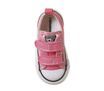 Converse Baby Girls Chuck Taylor All Star 2V Low Top Sneaker, Pink, 10 Infant