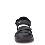Skechers Women's Onthego Go Walk Arch Fit Sandal Cruise Around 6 Black/Black
