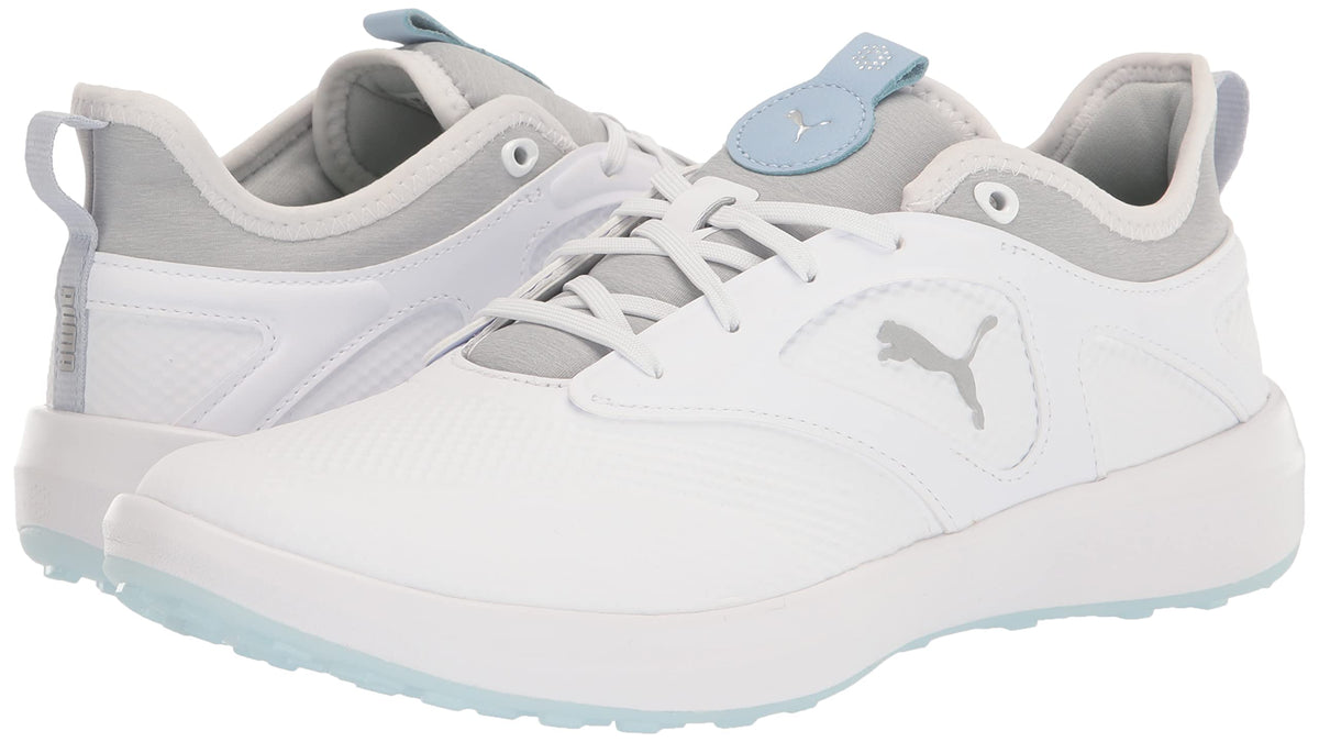 PUMA Women's Ignite Malibu WMNS Golf Shoe 9 Puma White-puma Silver-lucite