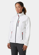 Helly-Hansen Women's Crew Waterproof Windproof Breathable Sailing Jacket, 002 White, XXX-Large