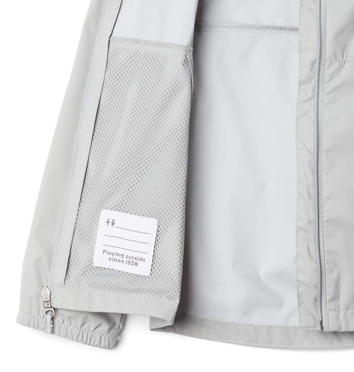 Columbia Youth Girls Switchback II Jacket, Columbia Grey, X-Large