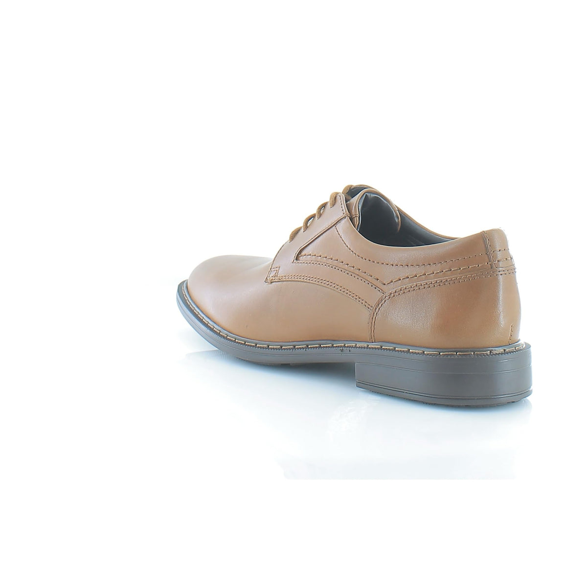 Rockport Men's Tanner Plain Toe Oxford Cognac Full Grain Leather 12 W