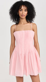 STAUD Women's Mini Bella Dress, Pearl Pink, 0