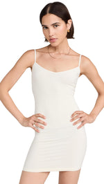 Free People Women's Seamless Mini Slip, Ivory, White, XS-SM (Women's 0-6)
