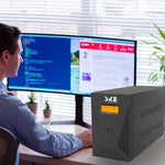 1500VA/900W Ups Battery Backup and Surge Protector,Computer Uninterruptible Power Supply Units,SKE Ups Power Supply