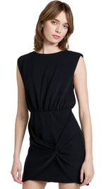 Free People Runaway Knit Mini Dress Black MD (Women's 8-10)