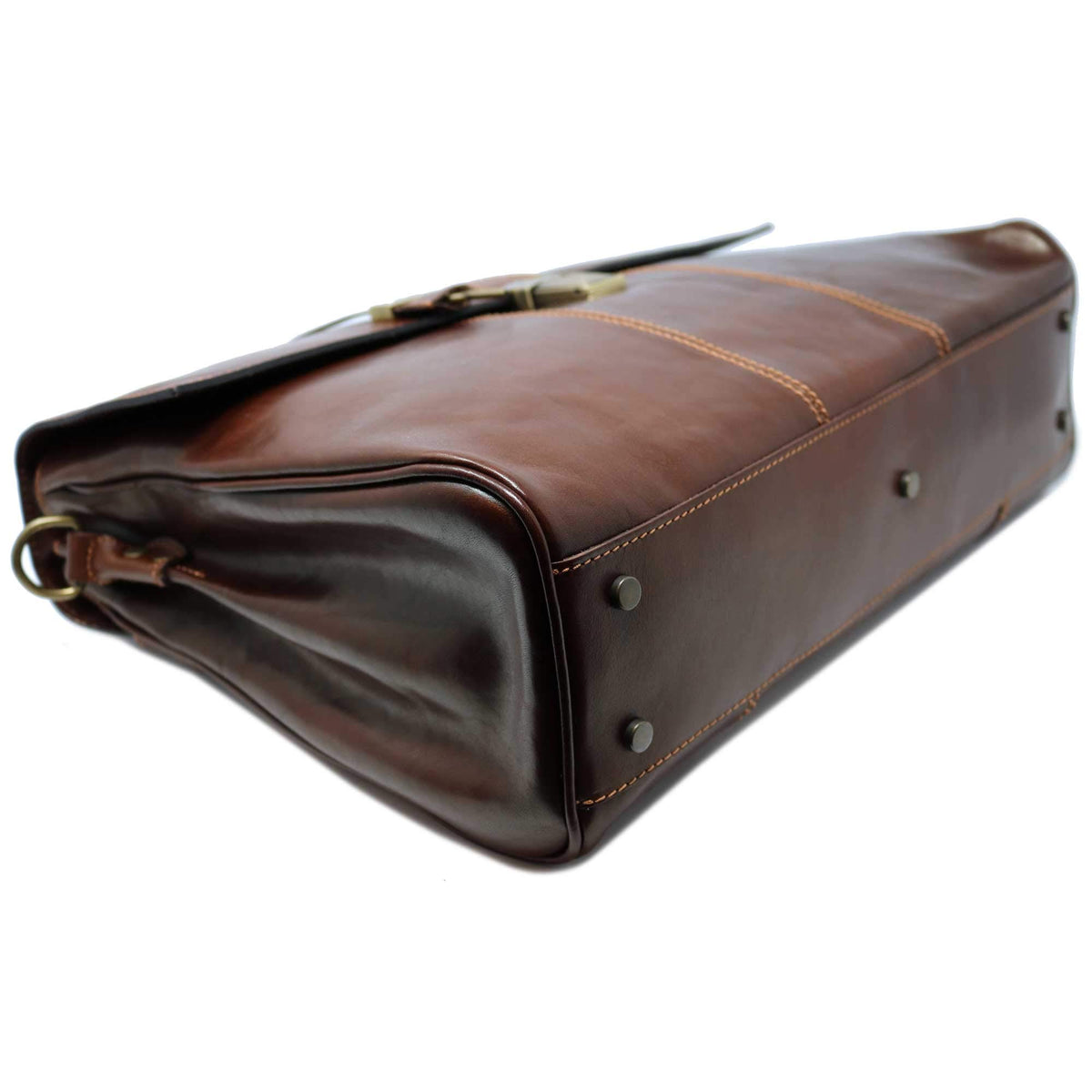 Floto Laptop Messenger Bag Briefcase Venezia in Full Grain Leather