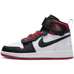 Nike Air Jordan 1 Hi FlyEase Big Kids' Shoes (DC7986-106, White/Gym Red/White/Black) Size 7