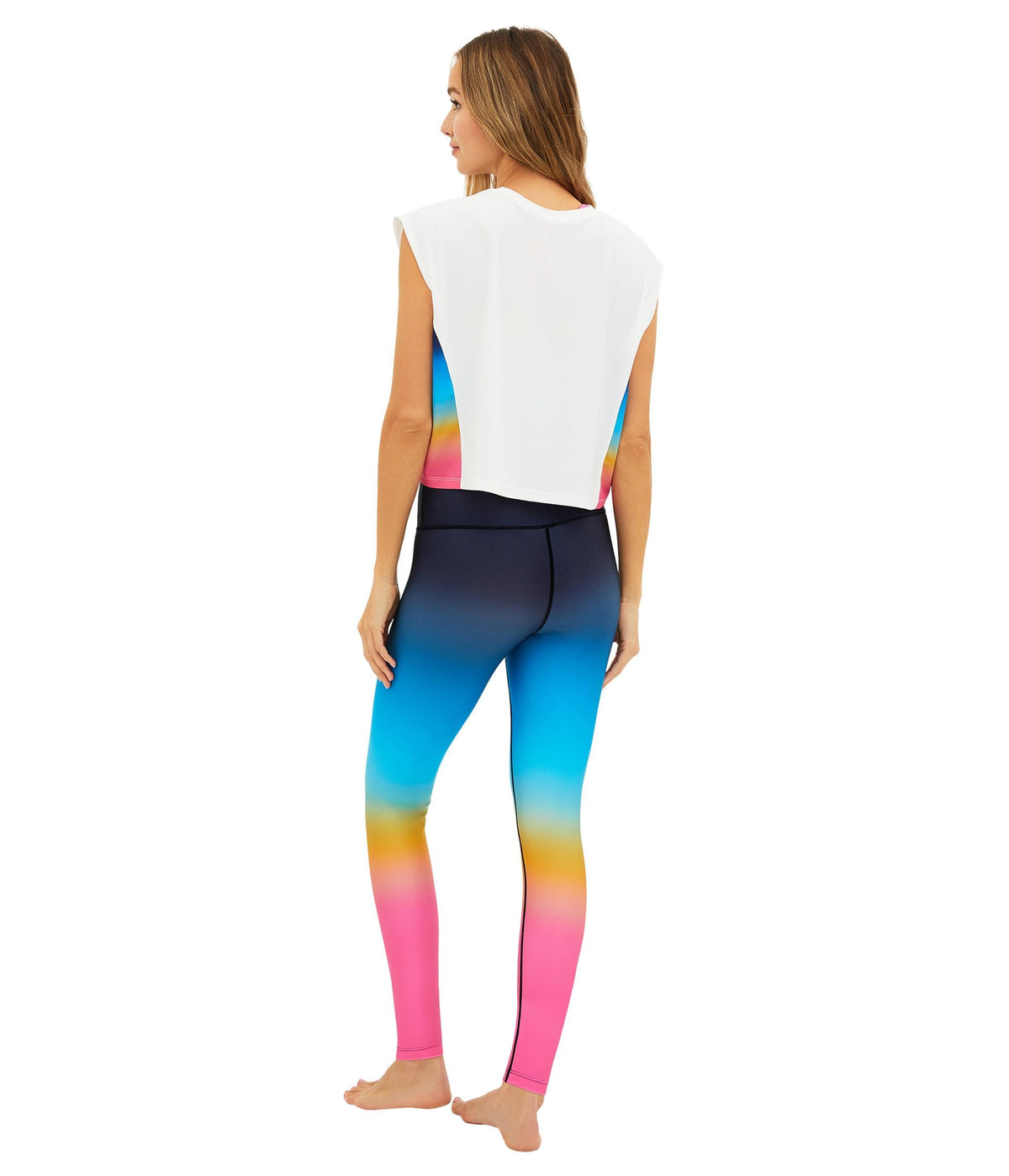 Beach Riot Gail Muscle Tank Small Ocean Sunset