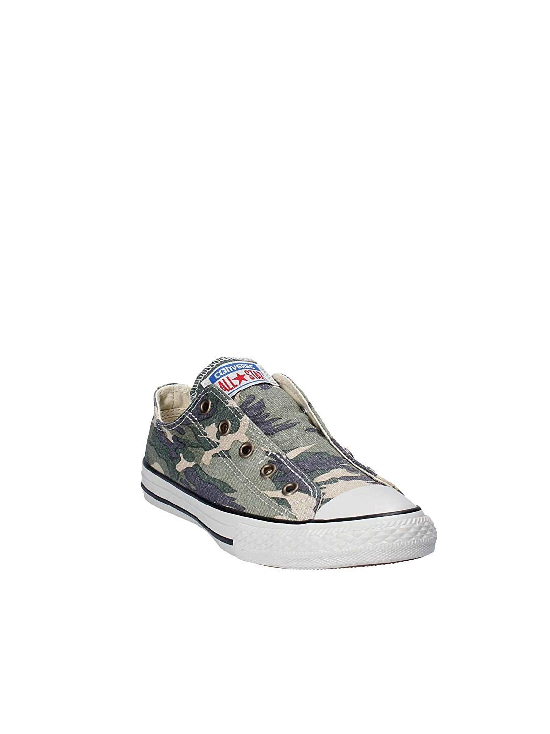 Converse Junior CTAS Chuck Taylor All Star Slip Camo (2 M US Little Kid)