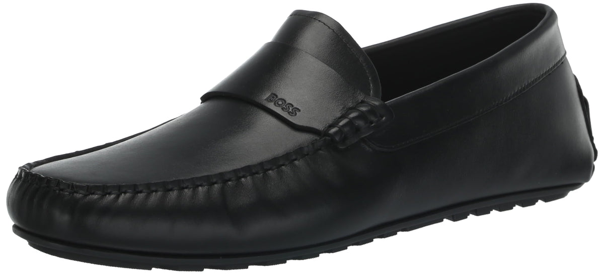 BOSS Smooth Leather Slip On Drivers