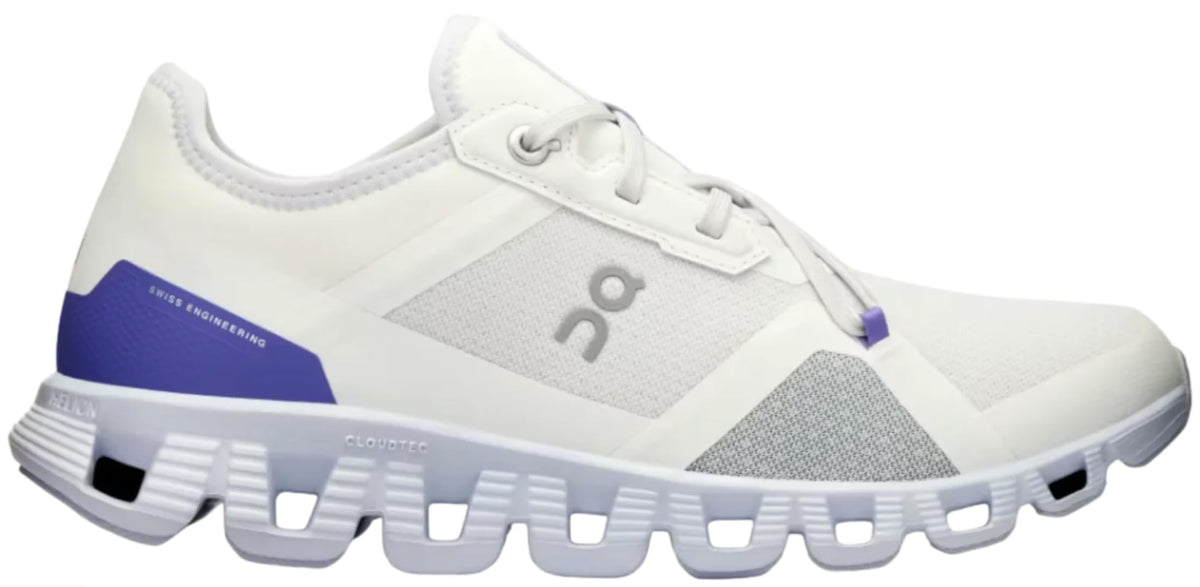 On Women's Cloud X 3 AD Sneakers, Undyed | Nimbus, Blue, Purple, 10.5 Medium US