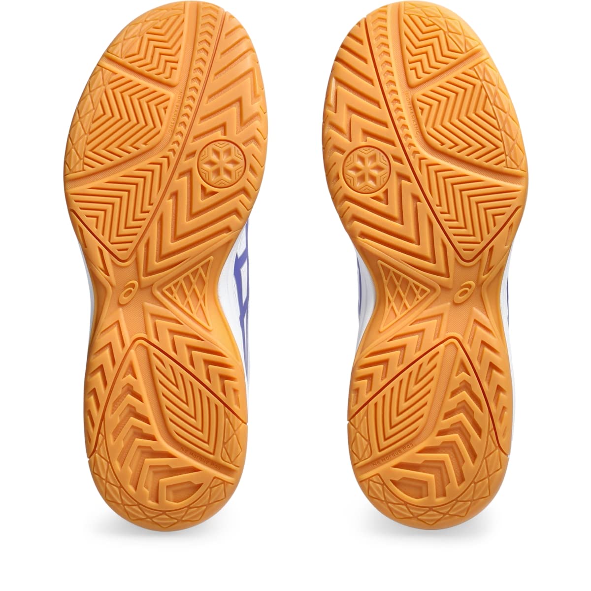 ASICS Women's Upcourt 5 Volleyball Shoes, 11.5, White/Blue Violet