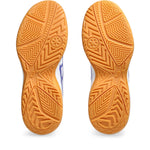 ASICS Women's Upcourt 5 Volleyball Shoes, 11.5, White/Blue Violet