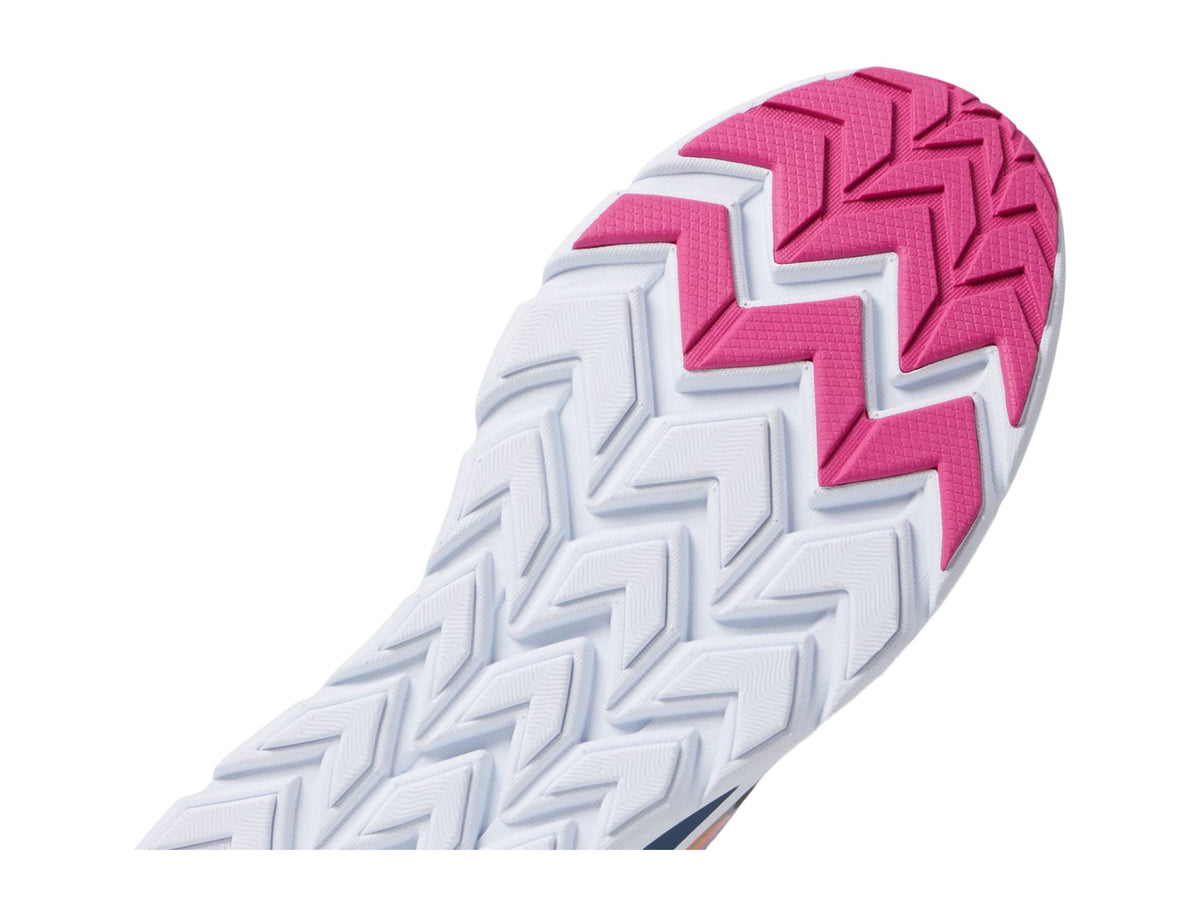 Saucony Axon Sneaker, Navy/Pink, 1 Wide US Unisex Big_Kid